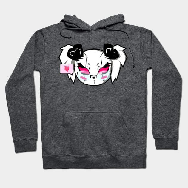 ILY Nerd Panda Hoodie by MsPandAlyssa